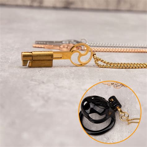 MATURE BDSM Symbol Chastity Key Bracelet Accessory Fits All Cages In Our Store Integrated Locks