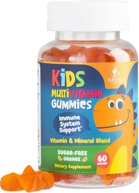 Gomitas multivitamínicas para niños vitaminas y minerales esenciales