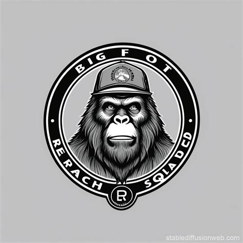 Bigfoot Research Squad Logo Stable Diffusion Online