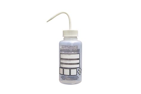 Ghs Customizable Labels Stickers Ldpe Wash Bottles White Ml