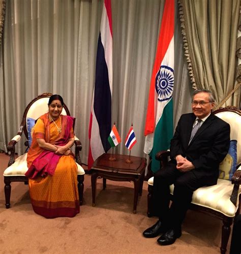 Sushma Swaraj meets Thai Foreign Minister