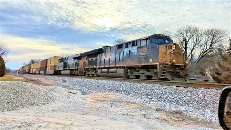 Northbound CSX I142 Intermodal On Track One YouTube