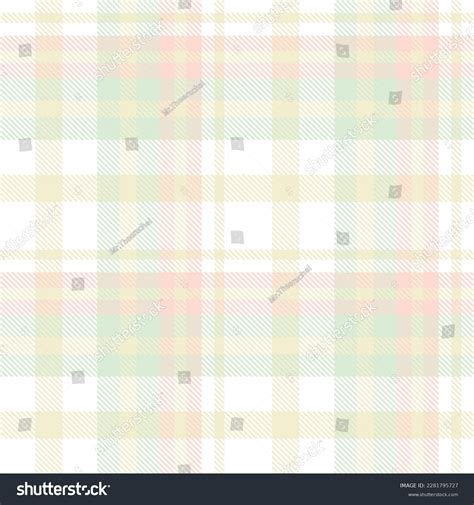 Pastel Tartan Pattern Seamless Texture Resulting Stock Vector Royalty