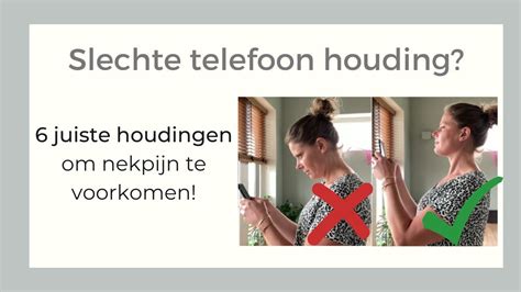 Juiste Houdingen Tijdens Telefoongebruik Nekpijn Preventie Youtube