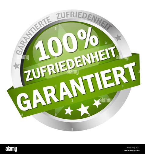 Colored Isolated Button Zufriedenheit Garantiert Stock Photo Alamy