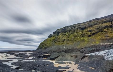 Wallpaper Sea The Sky Clouds Mountains Stones Rocks Tide For