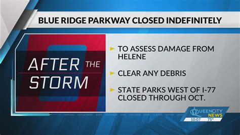 Blue Ridge Parkway To Be Closed Indefinitely National Park Service