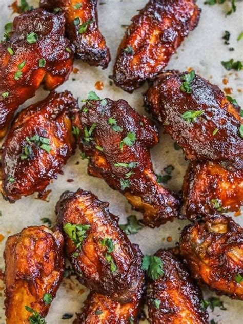 Honey Bbq Chicken Wings The Heirloom Pantry