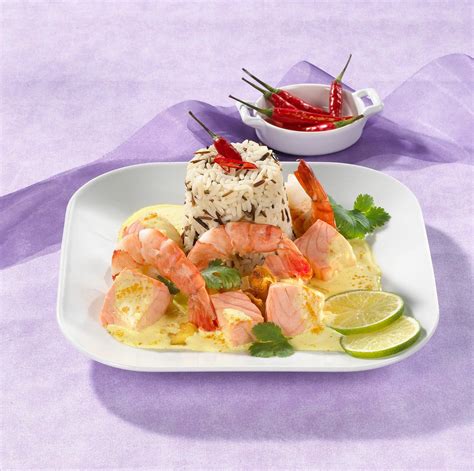 Lachs Curry Mit Garnelen Rezept LECKER