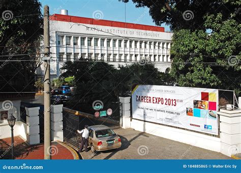 Mapua Institute Of Technology College Facade In Manila, Philippines ...