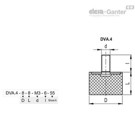 DVA 4 40 40 M8 23 55 Kopen Bestel Bij Elesa Ganter B V