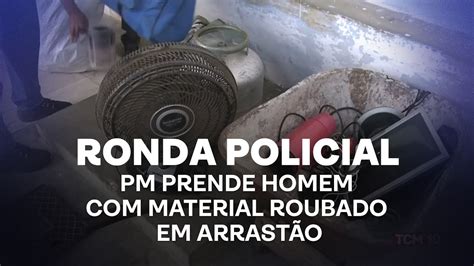 Ronda Policial Em Governador Dix Sept Rosado PM Prende Homem