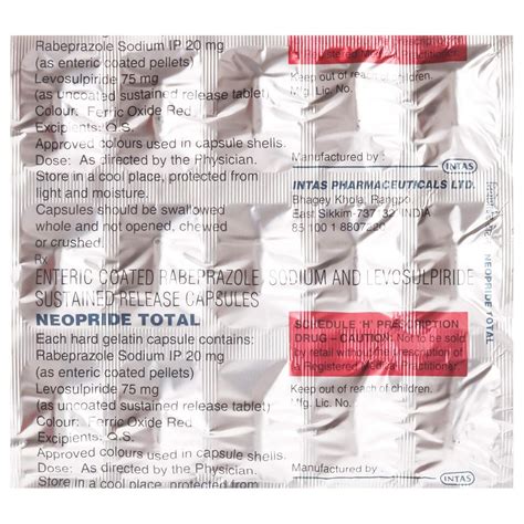 Neopride Total Strip Of 15 Capsules Health And Personal Care