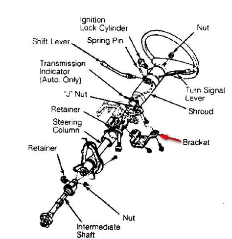 F Steering Column Diagram