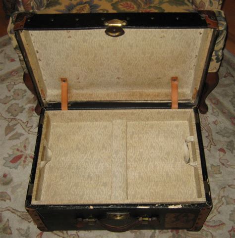 Small Patent Leather Steamer Trunk Collectors Weekly