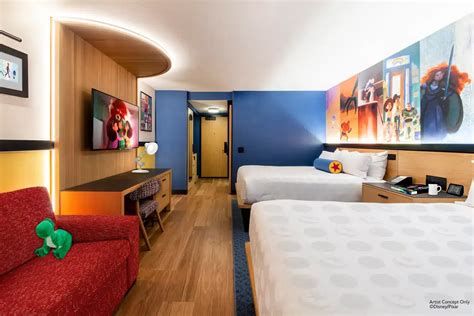 Pixar Place Hotel Opening Dates & Details, Reimagined Resort Rooms ...