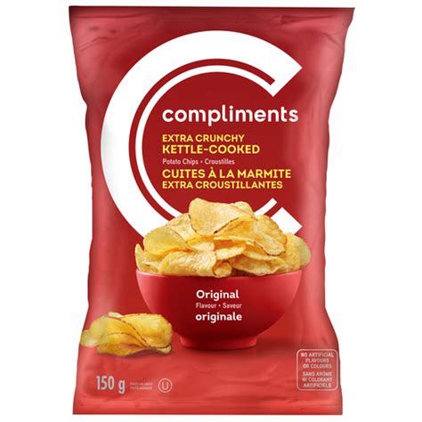 Original Kettle-Cooked Potato Chips 150 g | Compliments.ca