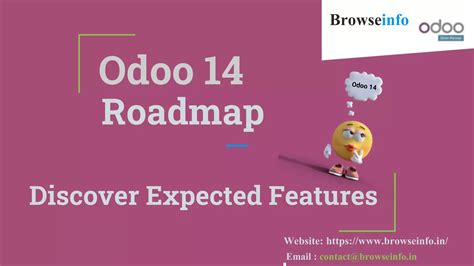 Odoo Expected Features And Its Roadmap Ppt