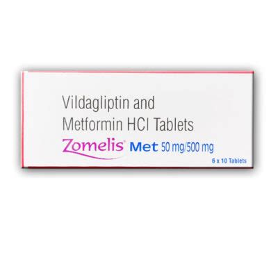 Zomelis Met 50mg 500mg Tablet ABBOTT FITBYNET