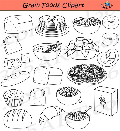 Grains Clipart Breads Food Group - Clipart 4 School