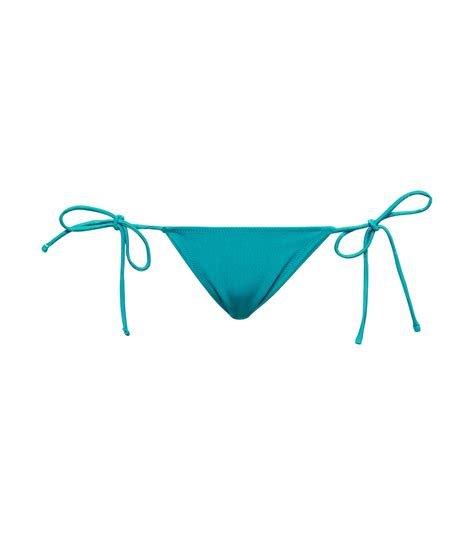 Praia Self Tie Bikini Bottoms In Blue Tropic Of C Mytheresa