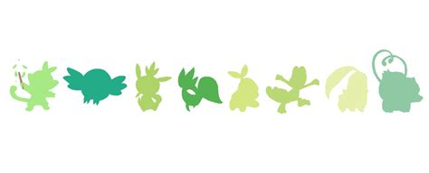 Pokemon Grass Starters By Corrodedcrystal On Deviantart