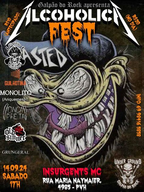 Alcoholica Fest Promete Agitar Cena Underground Em Porto Velho No