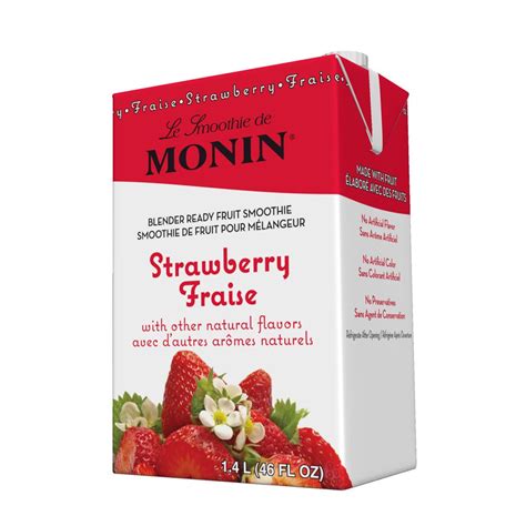 Amazon Monin Inc Smoothie Mixes Monin Strawberry Fruit Smoothie