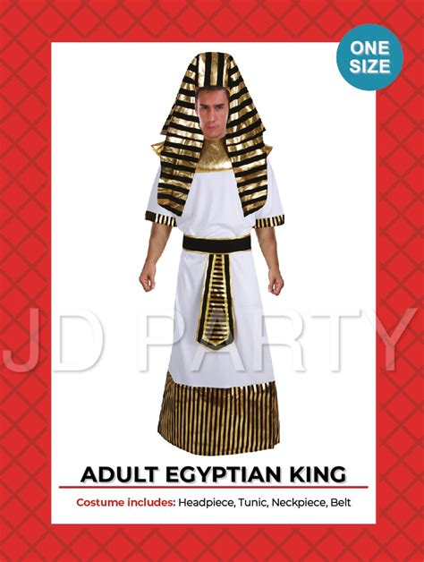 Adult Deluxe Egyptian King Costume - Discount Party World