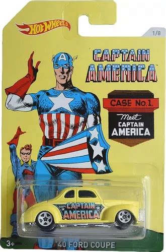 Hot Wheels Ford Coupe Captain America Djk Mattel MercadoLivre