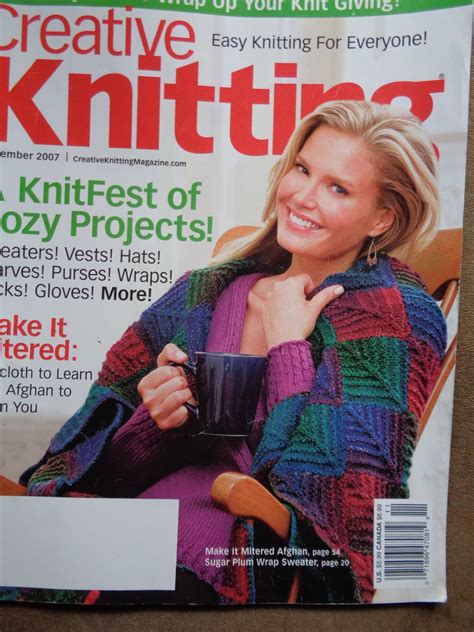 Knitting Patterns Creative Knitting November By Yinandyarn On Etsy