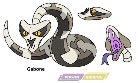 JW on Instagram: "Gabone: The Fright Snake pokemon Ability: Unnerve ...