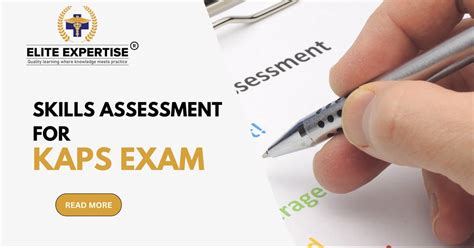 Skills Assessment For KAPS Exam Elite Expertise