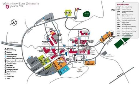 Wsu Vancouver Campus Map – Map Vector