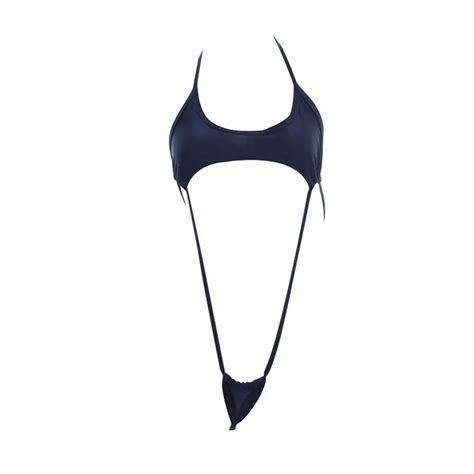 Brassière Kawaii noir blanc vache imprimé Mini dos nu une pièce Micro Bikini combinaison