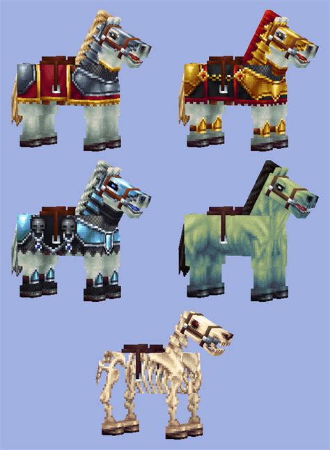 Minecraft horse skins by Wayuki on DeviantArt