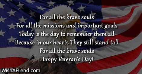 Poems For Veteran's Day