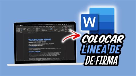 Como Hacer Una Firma En Word Insertar Una Firma En Word YouTube