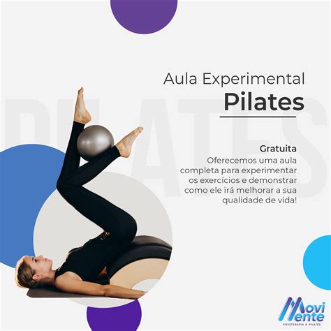 AULA EXPERIMENTAL DE PILATES Rede MoviMente Fisioterapia E Pilates