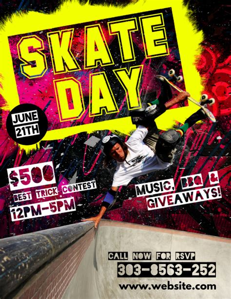 Copy Of Skate Day Flyer Postermywall