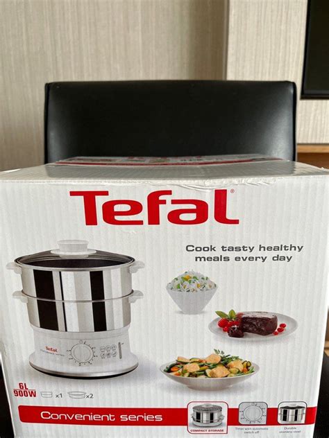 Tefal Convenient Series Stainless Steel Steam Cooker Steamer Tv