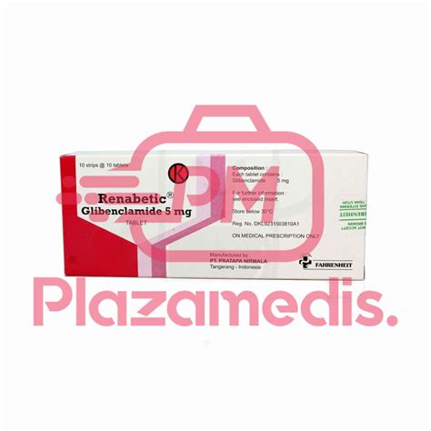 Renabetic 5 Mg Tablet PT Cipta Viriya Guna Tangerang Plaza Medis