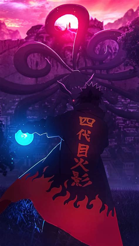 Minato X Kurama In 2023 Cool Anime Wallpapers Photo Naruto Cool