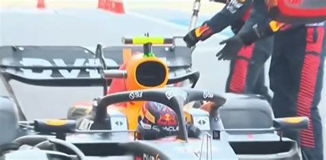 VIDEO Desazón total La furia de Checo Pérez por el abandono en