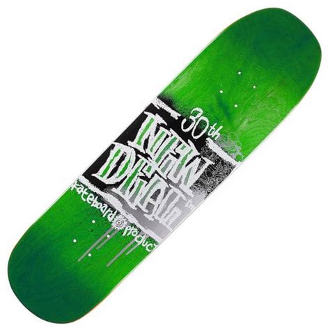 New Deal Skateboards Howell Napkin Founder Green Stain Skateboard