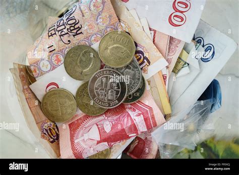 Icelandic Currency Kronur Iceland Stock Photo Alamy