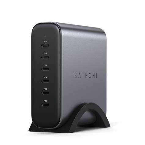 Satechi W X Usb C Gan Ladeger T Ladestation Space Gray