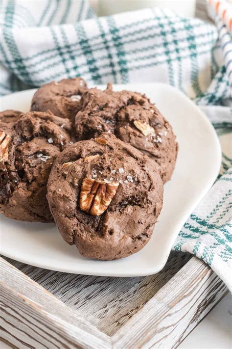 Double Chocolate Pecan Cookies The Seaside Baker