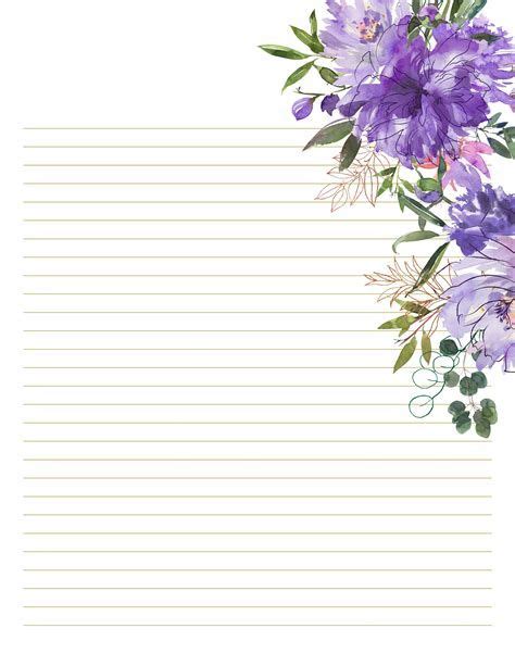 Floral Letter Template