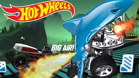 МАШИНА АКУЛА В ИГРЕ ХОТ ВИЛС ИГРЫ ГОНКИ НА МАШИНАХ Hot wheels Race Off ФАНИ ГЕЙМС YouTube